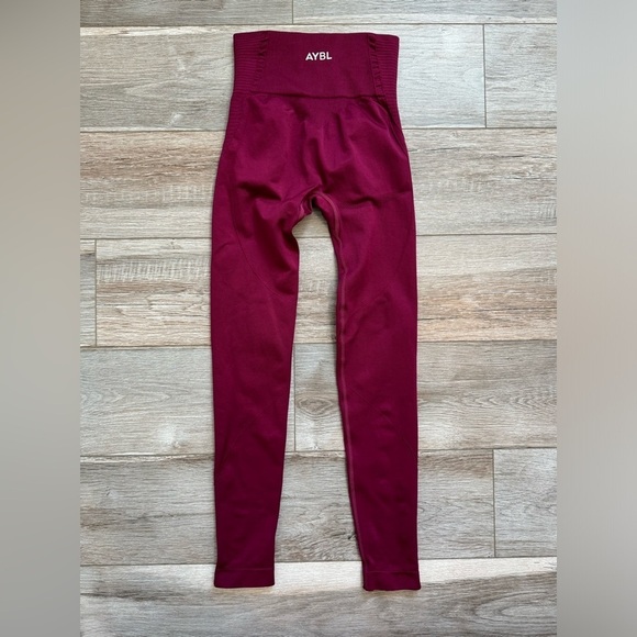 AYBL Balance V2‎ Seamless Contour / Hi- Rise Leggings Size XS Color Wine - Picture 7 of 10